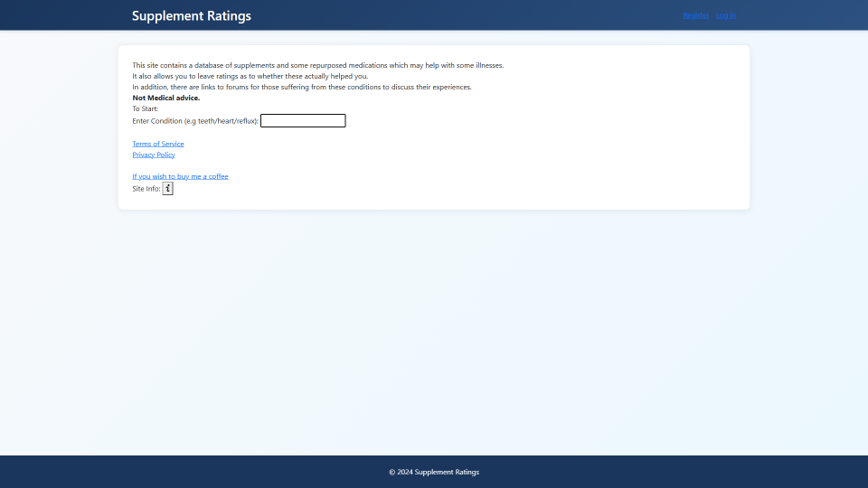 Screenshot of Index