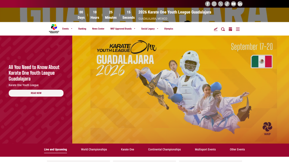 Screenshot of WKF