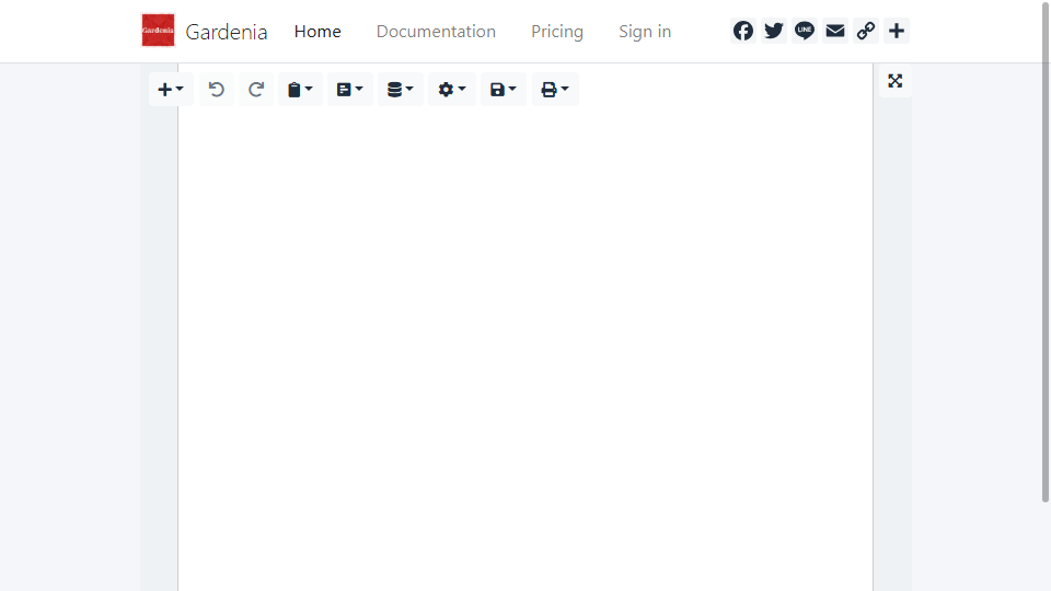 Screenshot of Gardenia | Design Your Barcode Label